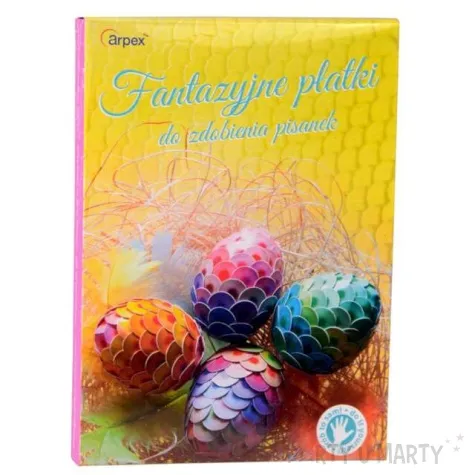 zestaw do zdobienia jajek fantazyjne platki arpex