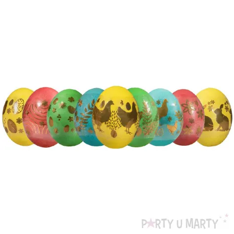 zestaw do zdobienia jajek kurki i zajaczki owijki barwniki mix arpex 9 szt