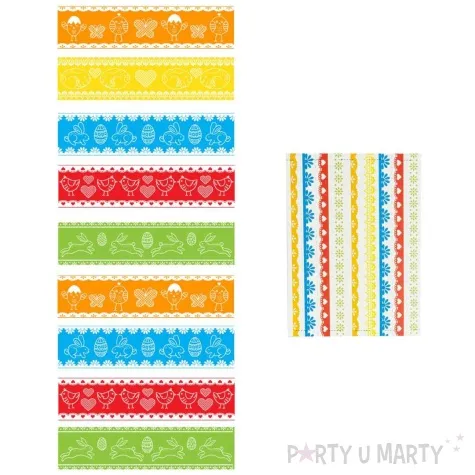 zestaw do zdobienia jajek owijki podstawki mix arpex 9 szt