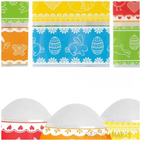 zestaw do zdobienia jajek owijki podstawki mix arpex 9 szt