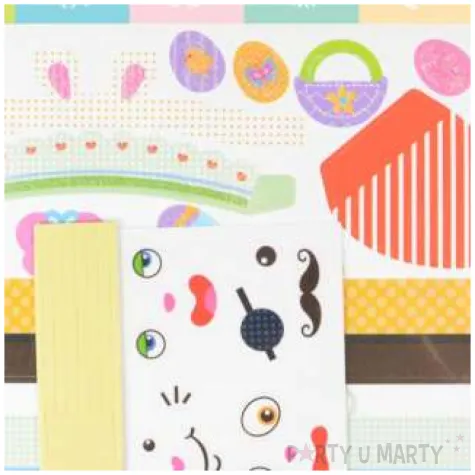 zestaw do zdobienia jajek papierowe szablony arpex