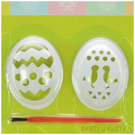 zestaw do zdobienia jajek szablony i farbki mix arpex