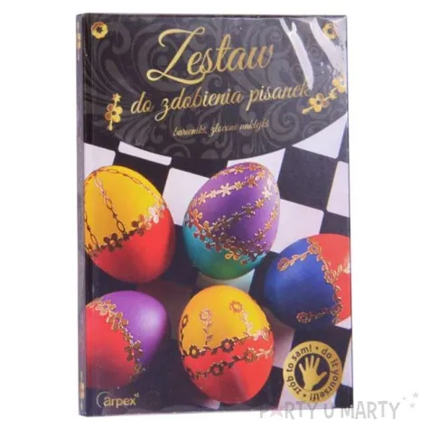 zestaw do zdobienia jajek zlocone naklejki arpex