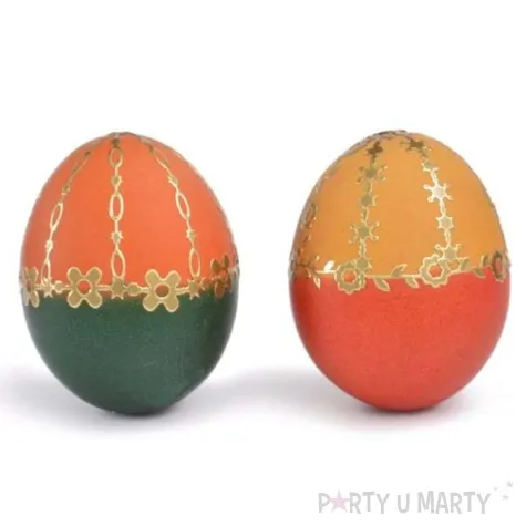 zestaw do zdobienia jajek zlocone naklejki arpex