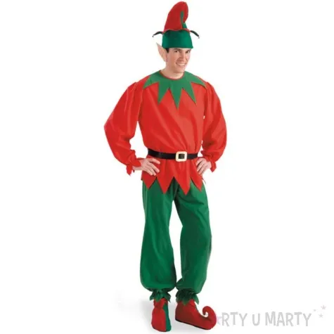 zestaw elf czapka uszy i nakladki na buty carnivaltoys