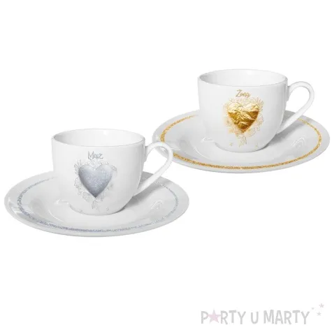 zestaw filizanki maz i zona bialy bgtech 100 ml 2 szt