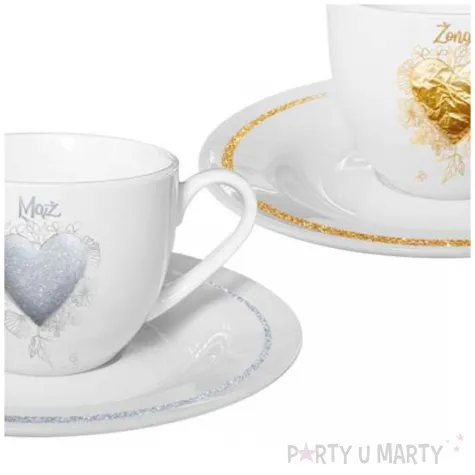 zestaw filizanki maz i zona bialy bgtech 100 ml 2 szt