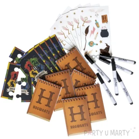 zestaw harry potter gadzety czarodzieja amscan 24 szt