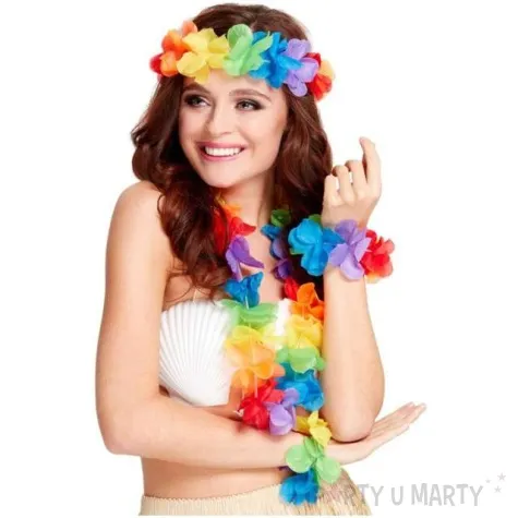 zestaw hawaje classic wielokolorowy smiffys