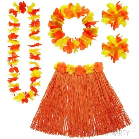 zestaw hawaje deluxe pomaranczowy widmann