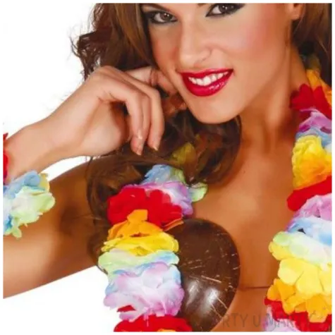 zestaw hawaje naszyjnik opaska i bransoletki guirca