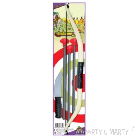 zestaw indianina luk noz i strzaly fries 38 cm
