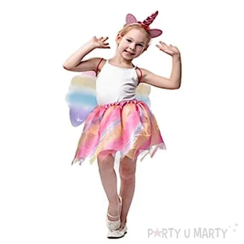 zestaw jednorozec spodniczka skrzydla opaska kraszek