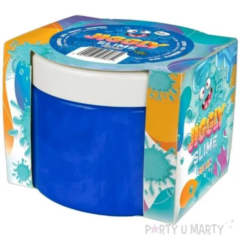 zestaw jiggly slime niebieska jagoda tuban 500g