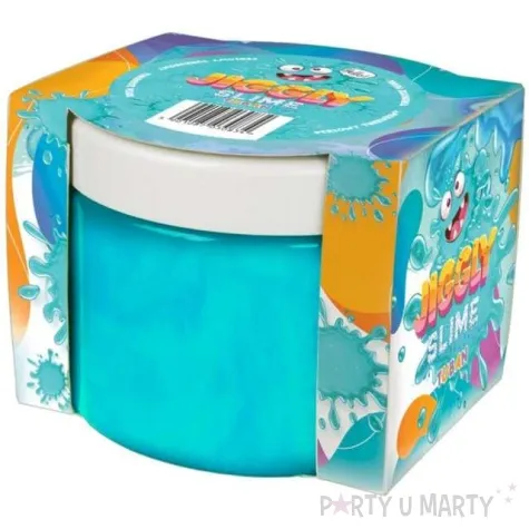 zestaw jiggly slime turkusowy perlowy tuban 500g