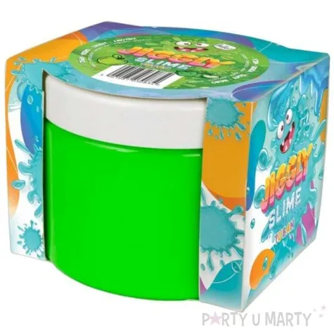 zestaw jiggly slime zielone jablko tuban 500g