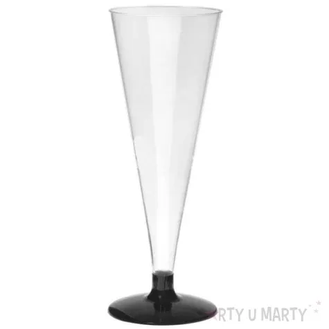 zestaw kieliszki do szampana czarne arpex 150 ml 4 szt