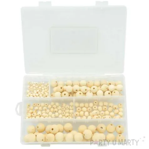 zestaw koraliki w pudelku naturalny aliga 234 szt