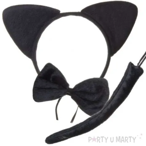 zestaw kotek czarny czakos