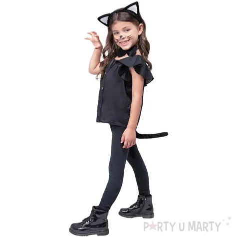 zestaw kotek dla dzieci czarny smiffys