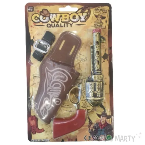 zestaw kowboj rewolwer i kabura tropic