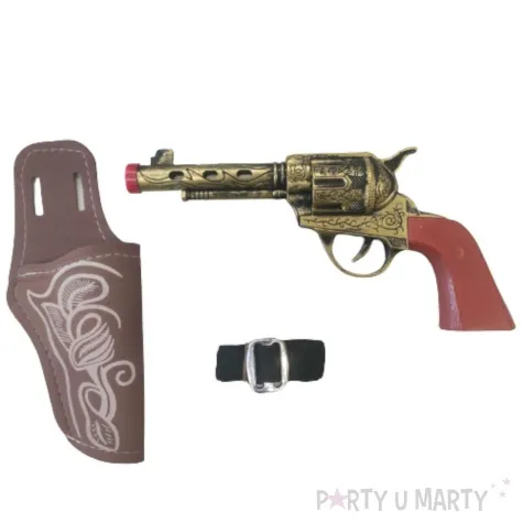 zestaw kowboj rewolwer i kabura tropic