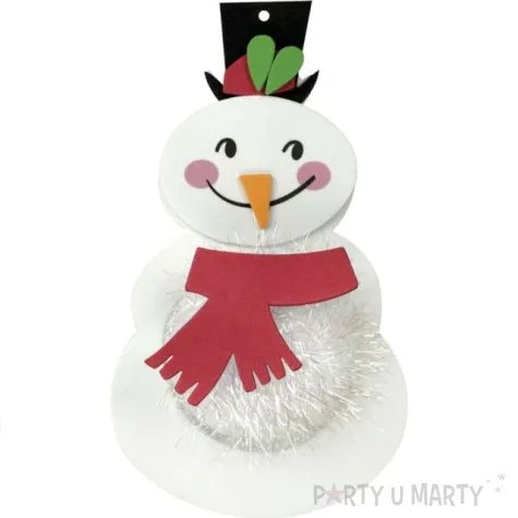 zestaw kreatywny balwanek z pomponikiem pianka titanum