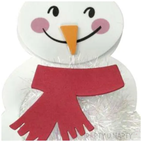 zestaw kreatywny balwanek z pomponikiem pianka titanum