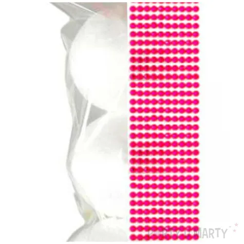 zestaw kreatywny bombki styropianowe i cyrkonie rozowy arpex 3 szt