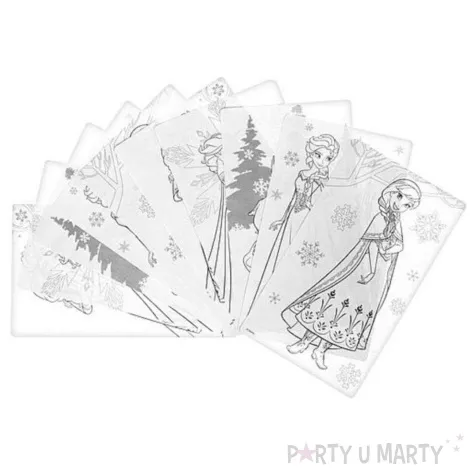 zestaw kreatywny frozen kraina lodu szablony mix starpak