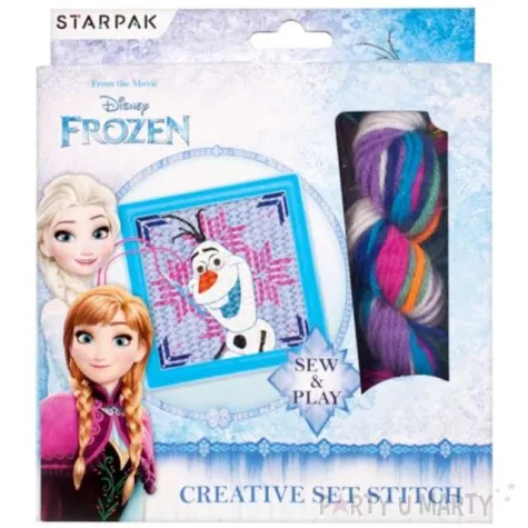 zestaw kreatywny frozen kraina lodu wyszywanka starpak