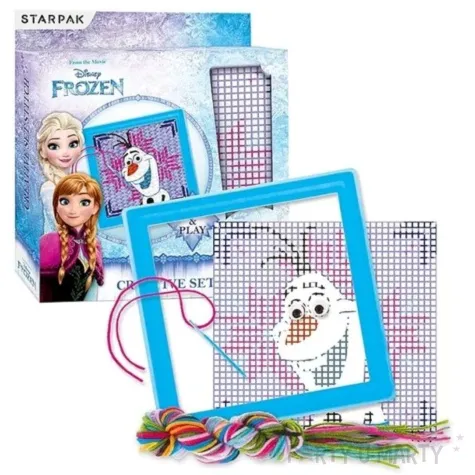 zestaw kreatywny frozen kraina lodu wyszywanka starpak