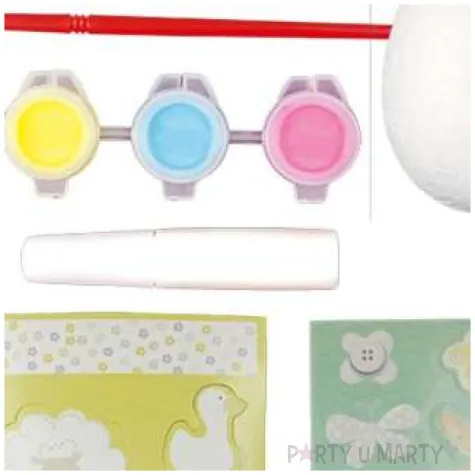 zestaw kreatywny jajka w wytloczce titanum