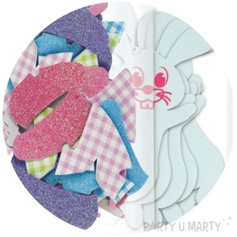 zestaw kreatywny kroliczki titanum 6 kpl