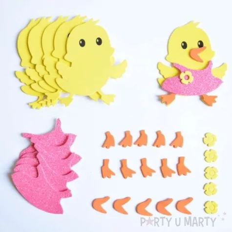 zestaw kreatywny kurczaki arpex 5 szt