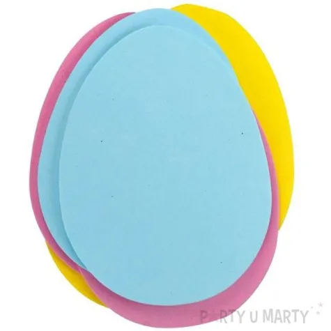 zestaw kreatywny piankowe jajka titanum 8 szt