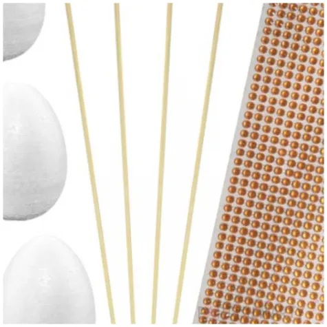 zestaw kreatywny pik ozdobny jajka i dzety pomaranczowy arpex