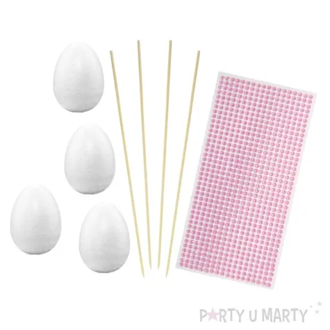 zestaw kreatywny pik ozdobny jajka i dzety rozowy arpex