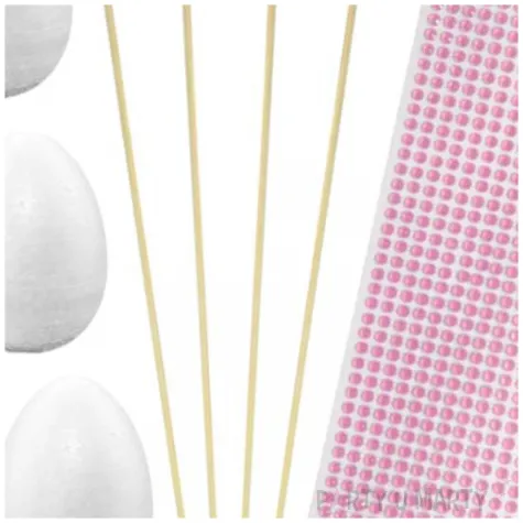 zestaw kreatywny pik ozdobny jajka i dzety rozowy arpex