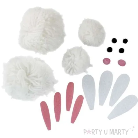 zestaw kreatywny puchate kroliki titanum