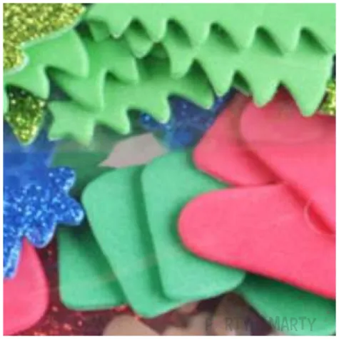 zestaw kreatywny swiateczne choinki piankowe arpex 1 kompl