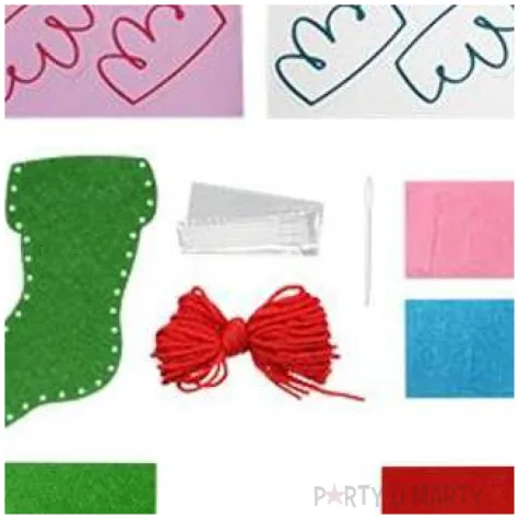 zestaw kreatywny swiateczne skarpetki titanum