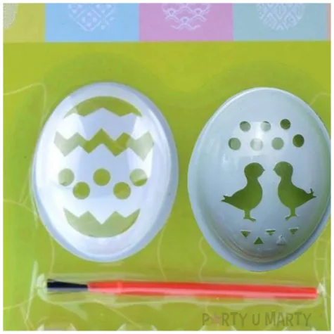 zestaw kreatywny szablony do jajek 2 wzory arpex