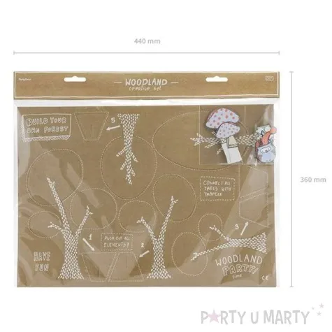zestaw kreatywny woodland