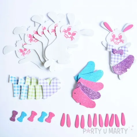 zestaw kreatywny zajaczki arpex 5 szt