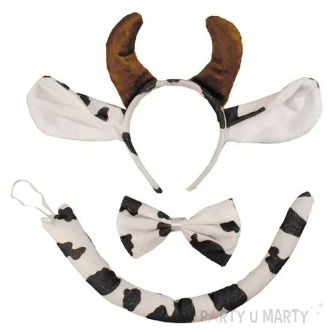 zestaw krowka z rogami kraszek