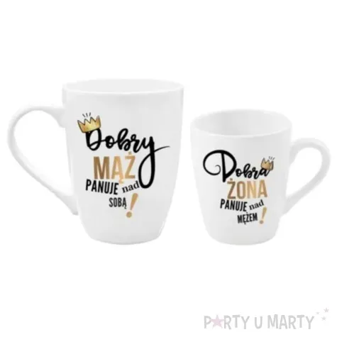 zestaw kubkow dobry maz dobra zona bgtech 750 ml i 300 ml 2 szt