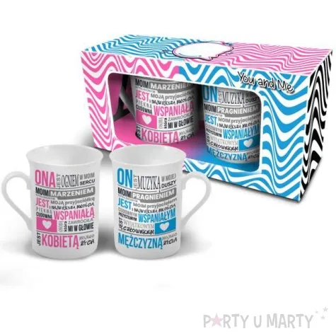 zestaw kubkow kobieta mezczyzna bgtech 290 ml 2 szt