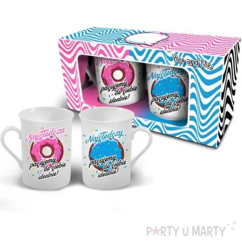 zestaw kubkow najslodszy najslodsza bgtech 290 ml 2 szt