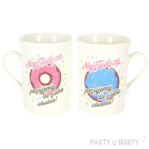 zestaw kubkow najslodszy najslodsza bgtech 290 ml 2 szt